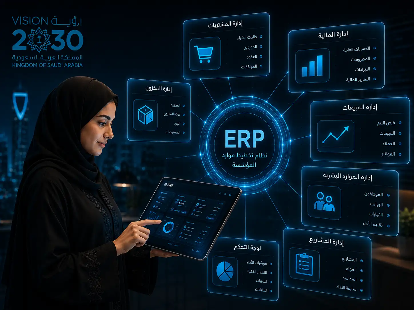 حلول ERP مخصصة