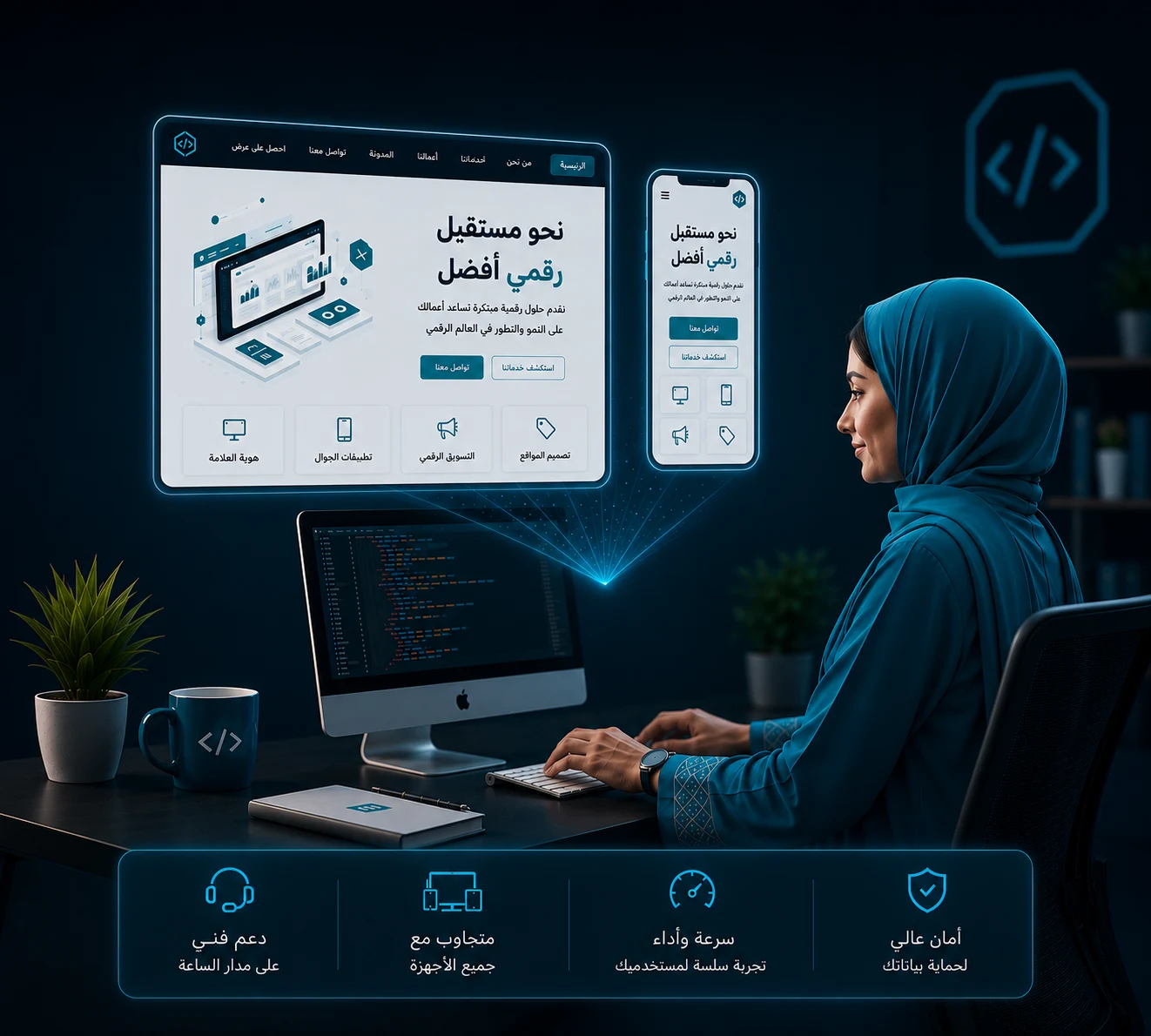 تطوير المواقع الإلكترونية